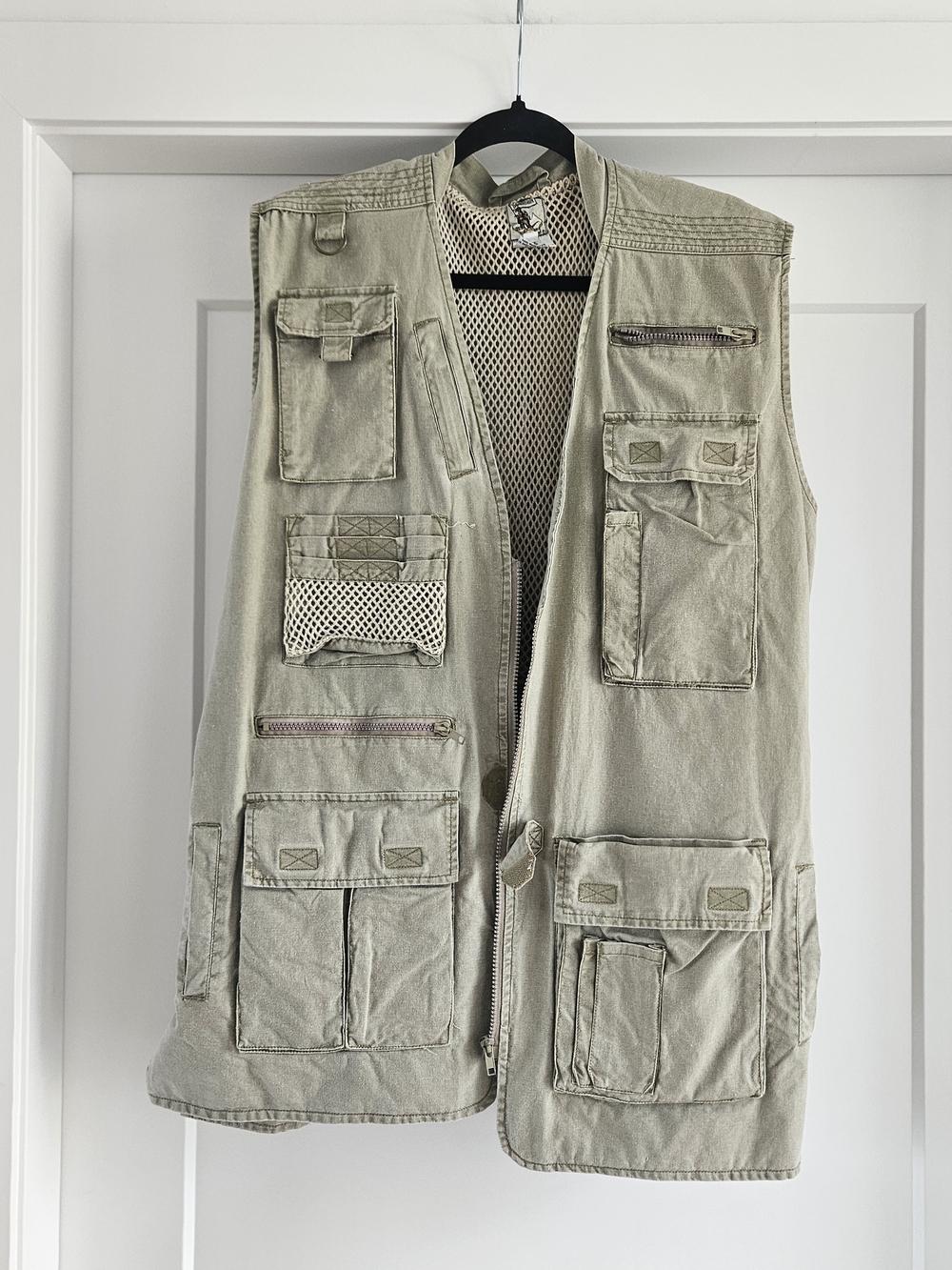 Vintage Dawnbreaker Multi Pocket Cotton Utility Fishing Vest Gorpcore Safari XXL
